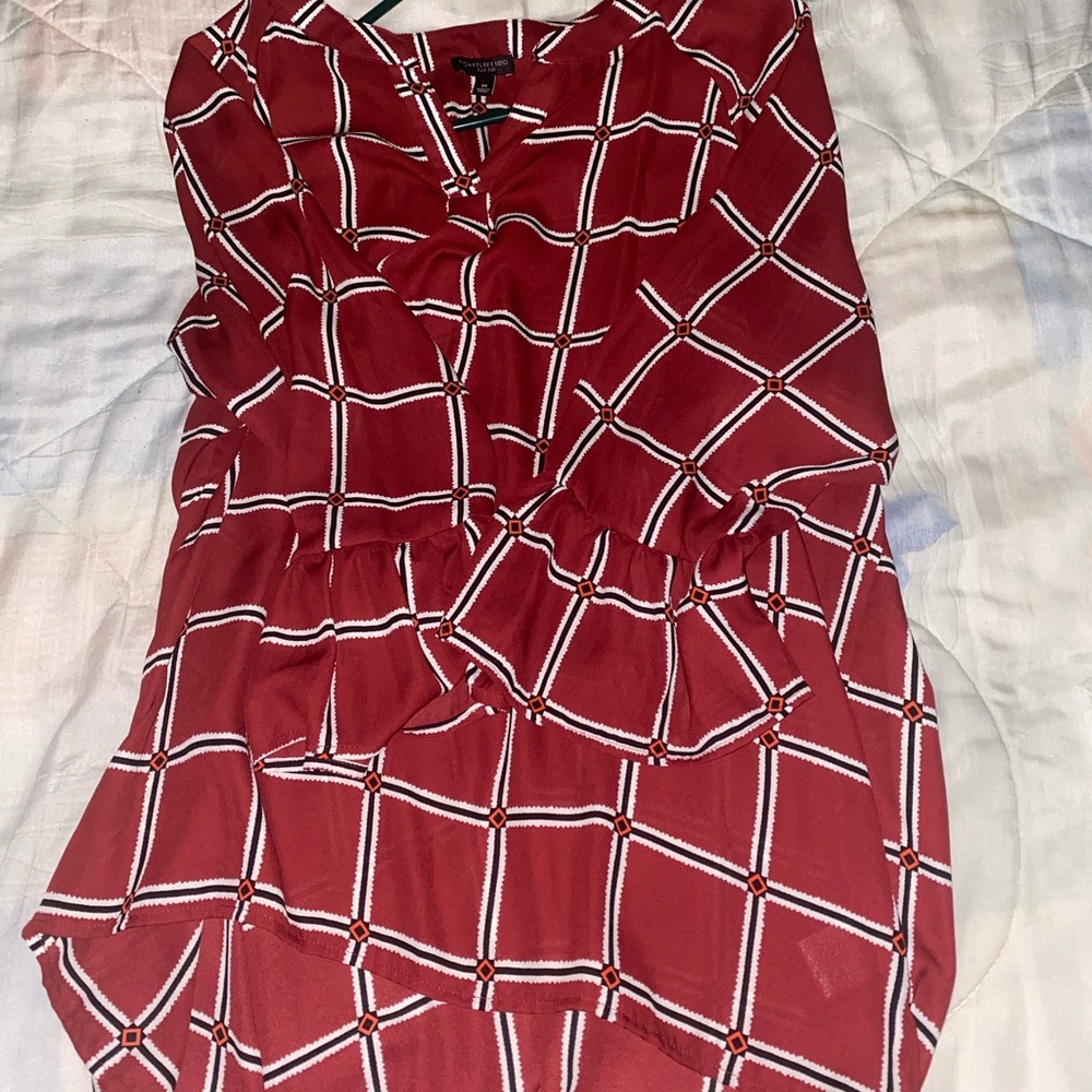Maroon Signature studio blouse